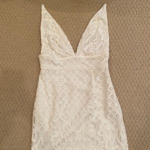 Lace Mini White Dress